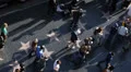 Street Performers, Dancing on Hollywood Stars, Walk of Fame Crowds Acclaiming HD Footage