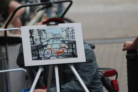 Street photography in Amsterdam Stock Photos