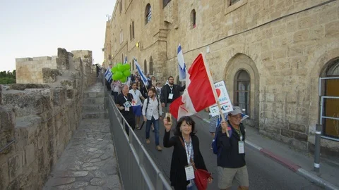 Street protest Stock Footage 86770057