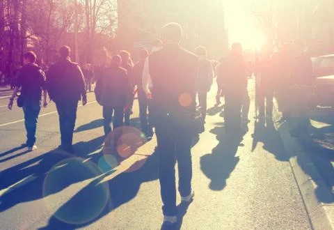 Street protest Stock Photos