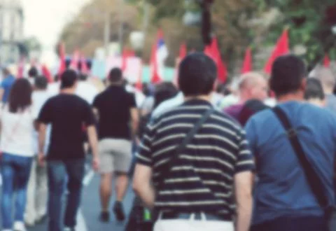 Street protest Stock Photos