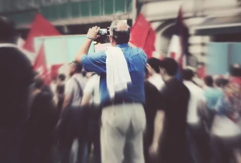 Street protest Stock Photos