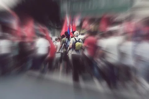 Street protest Stock Photos