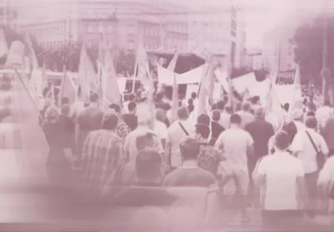 Street protest Stock Photos
