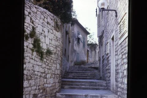 Street of Pula Stock Photos