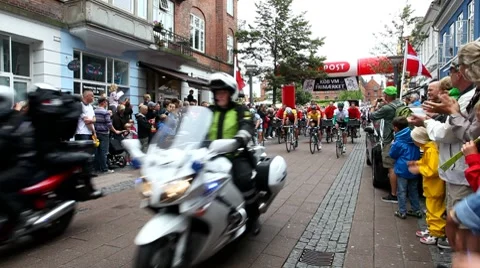 Street race Post Denmark 2011 Video stock 8556402
