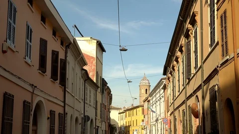 Street of Ravenna Stock Footage 98531191