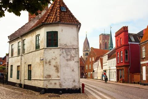 Street of Ribe Stock Photos