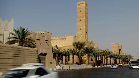 A street in Riyadh. Stock Footage 120058036