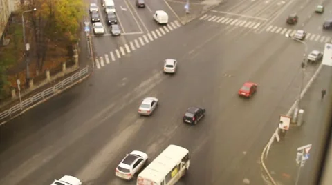 Street road traffic Stock Footage 44203271