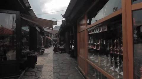 Street. Sarajevo. 2 库存影片 8654006