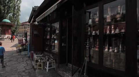 Street. Sarajevo. 3 Video stock 8653998
