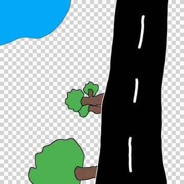 Street scene background Stock Illustration