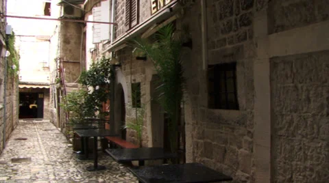 Street scene Croatia Split Видео 33963812