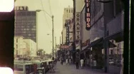 Street Scene Downtown Raleigh North Carolina 1960S Vintage Film Home Movie 887 Stock Footage