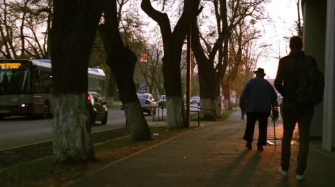 Street Scene Generations Stock-Footage 56984890