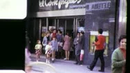 Street Scene Madrid Spain Vintage Film Home Movie 5535 Stock Footage