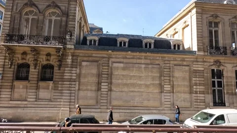 Street Scene in Paris Video stock 300844137