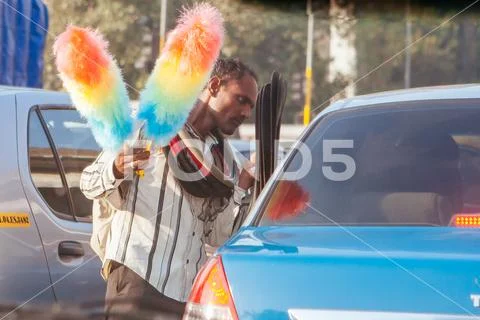 Street Seller in Mumbai India Stock Photos