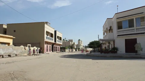 On the street. Senegal. Stockbeeldmateriaal 33357077