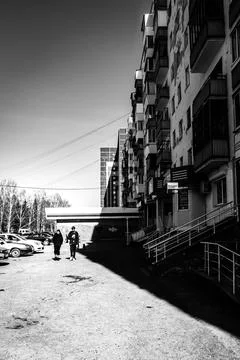 Street shadow Stock Photos