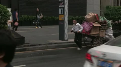 Street in Shenzhen Video stock 10717492