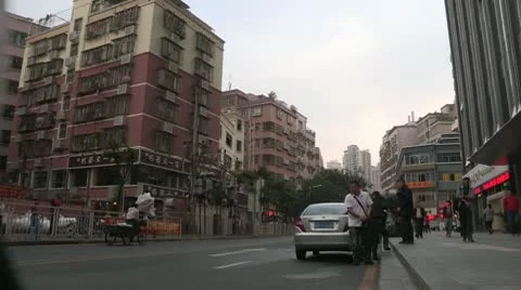 Street in Shenzhen Video stock 10717613