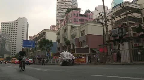 Street in Shenzhen Video stock 10717634