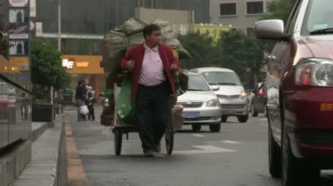 Street in Shenzhen Video stock 10717639