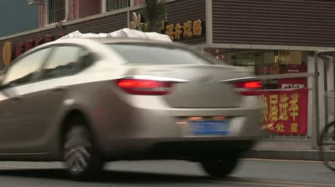 Street in Shenzhen Video stock 10717646