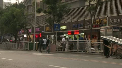 Street in Shenzhen Video stock 10717650