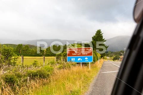 Street sign fo famous film set Rivendell from Lord of the Rings, New ...