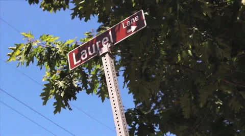 Street Sign Stock Footage 25728388