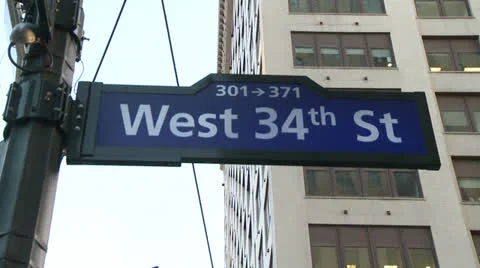 Street Sign in NYC 스톡 동영상 25734053