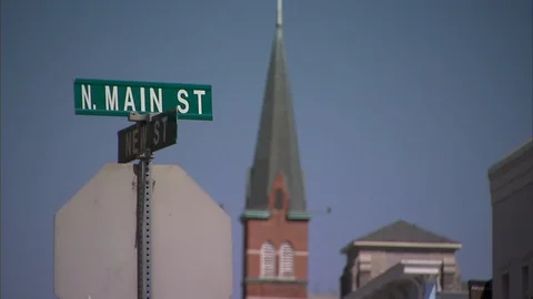 Street Signs Stock Footage 88386241