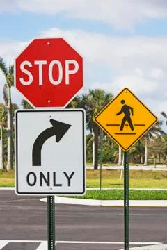 Street signs at intersection Stock Photos