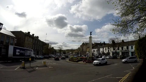 Street of Skipton, May 2017 Stock Footage 77864913