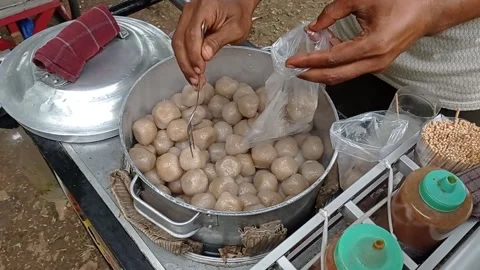 Street snacks Stock Footage 221545937