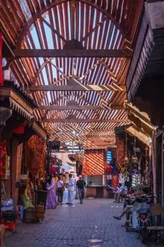 A street in the souk. Foto stock