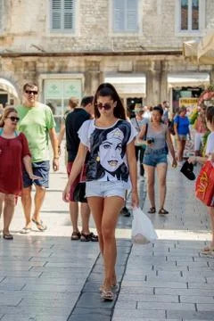 Street of Split, Croatia Stock Photos