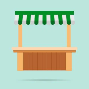 Street stall イラスト素材