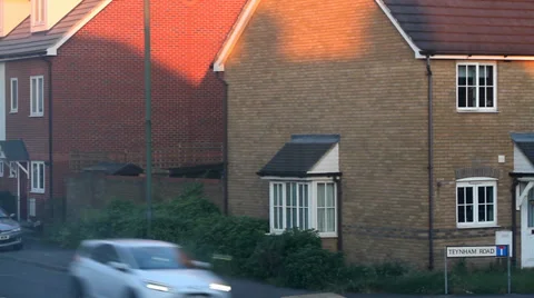 Street At Sunset 库存影片 39502035