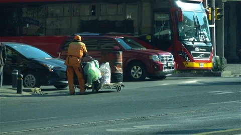 Street sweeper Stock Footage 124870061