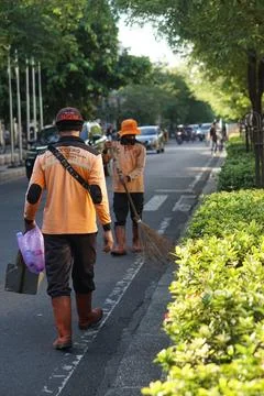 Street sweeper Stock Photos