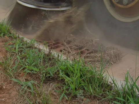 Street Sweeper Slow Motion Vidéo 49546280