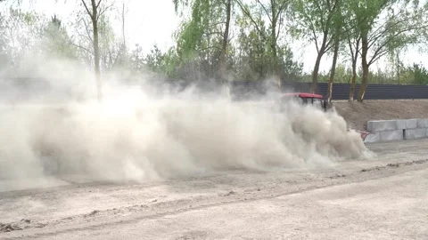 Street sweeping and cleaning machine 스톡 동영상 332932672