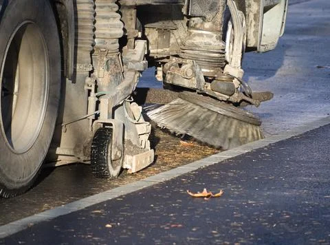 Street Sweeping Machine Stock Photos