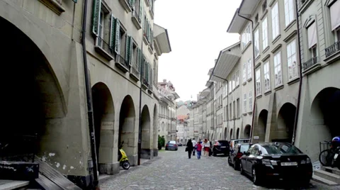 Street Swiss Cities Stock-Footage 32190567