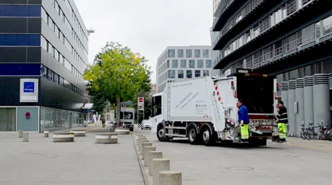 Street Swiss Cities Stock Footage 32190778