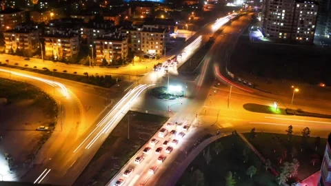 Street time-lapse Stock Footage 167718625